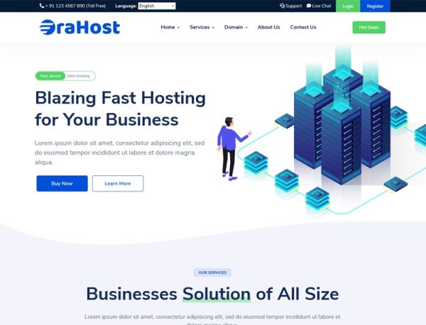 Erahost-WHMCS-Theme-Nulled